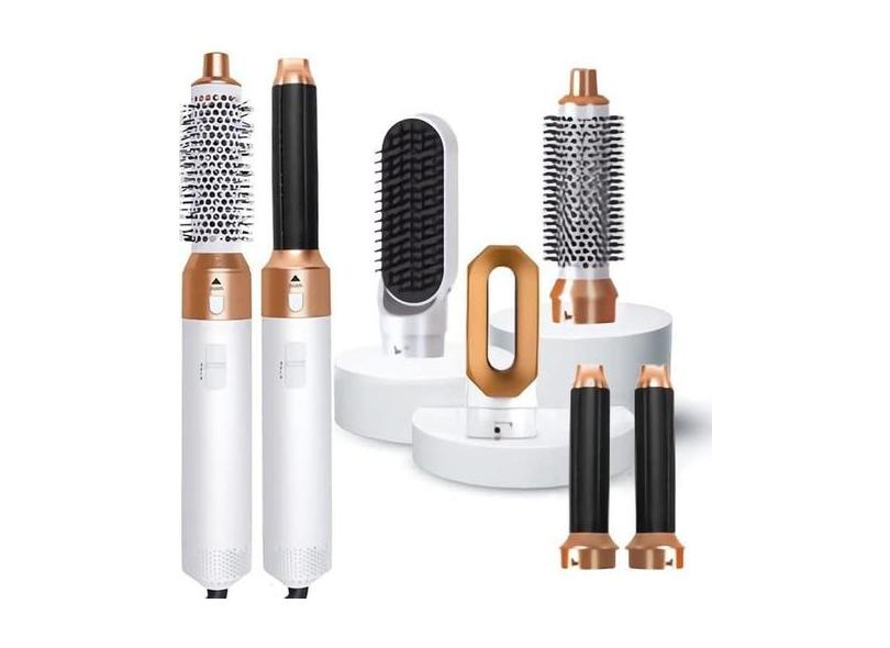 Sèche-cheveux multifonction 5-en-1 pour routine cheveux rapide et simplifiée
