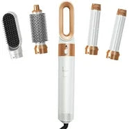 Sèche-cheveux multifonction 5-en-1 pour routine cheveux rapide et simplifiée

