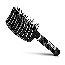 Brosse démêlante professionnelle anti-casse pour cheveux doux et sans nœuds
