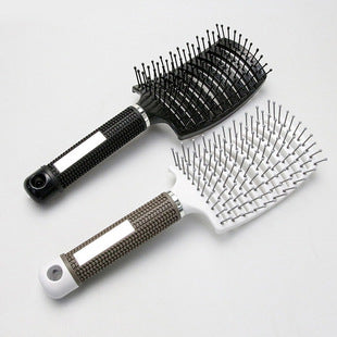 Brosse démêlante professionnelle anti-casse pour cheveux doux et sans nœuds
