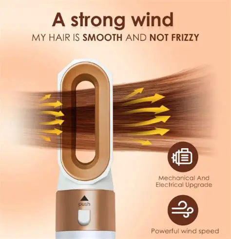 Sèche-cheveux multifonction 5-en-1 pour routine cheveux rapide et simplifiée
